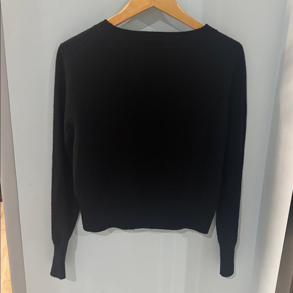 J.Crew 100% Cashmere Cropped Fit Sweater Sz Large - Picture 7 of 11